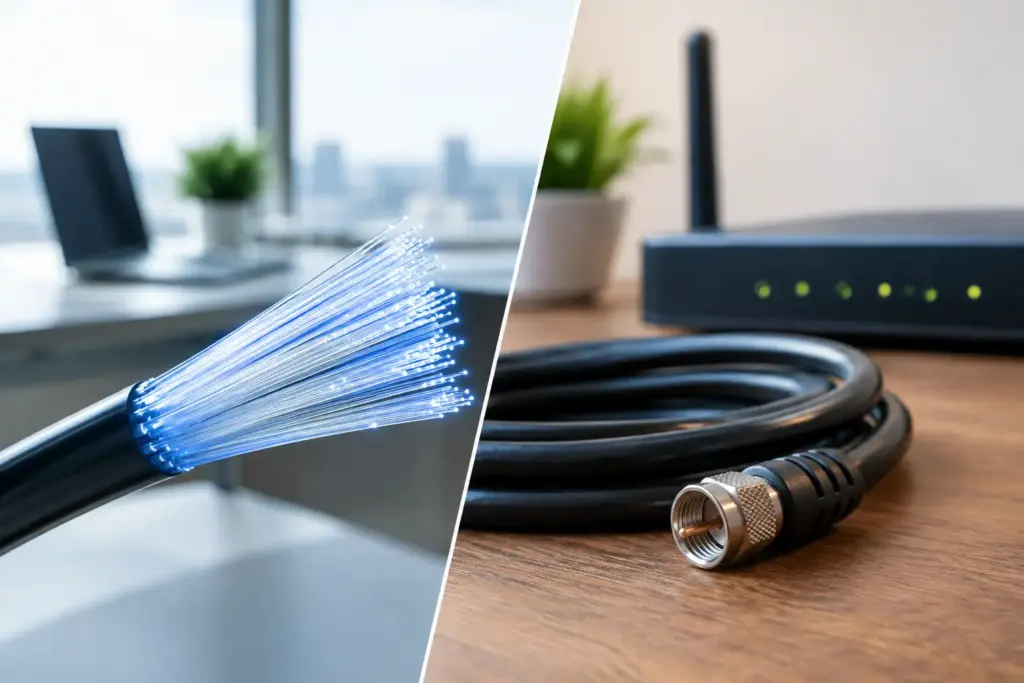 Fiber Versus Cable Internet for Small Business